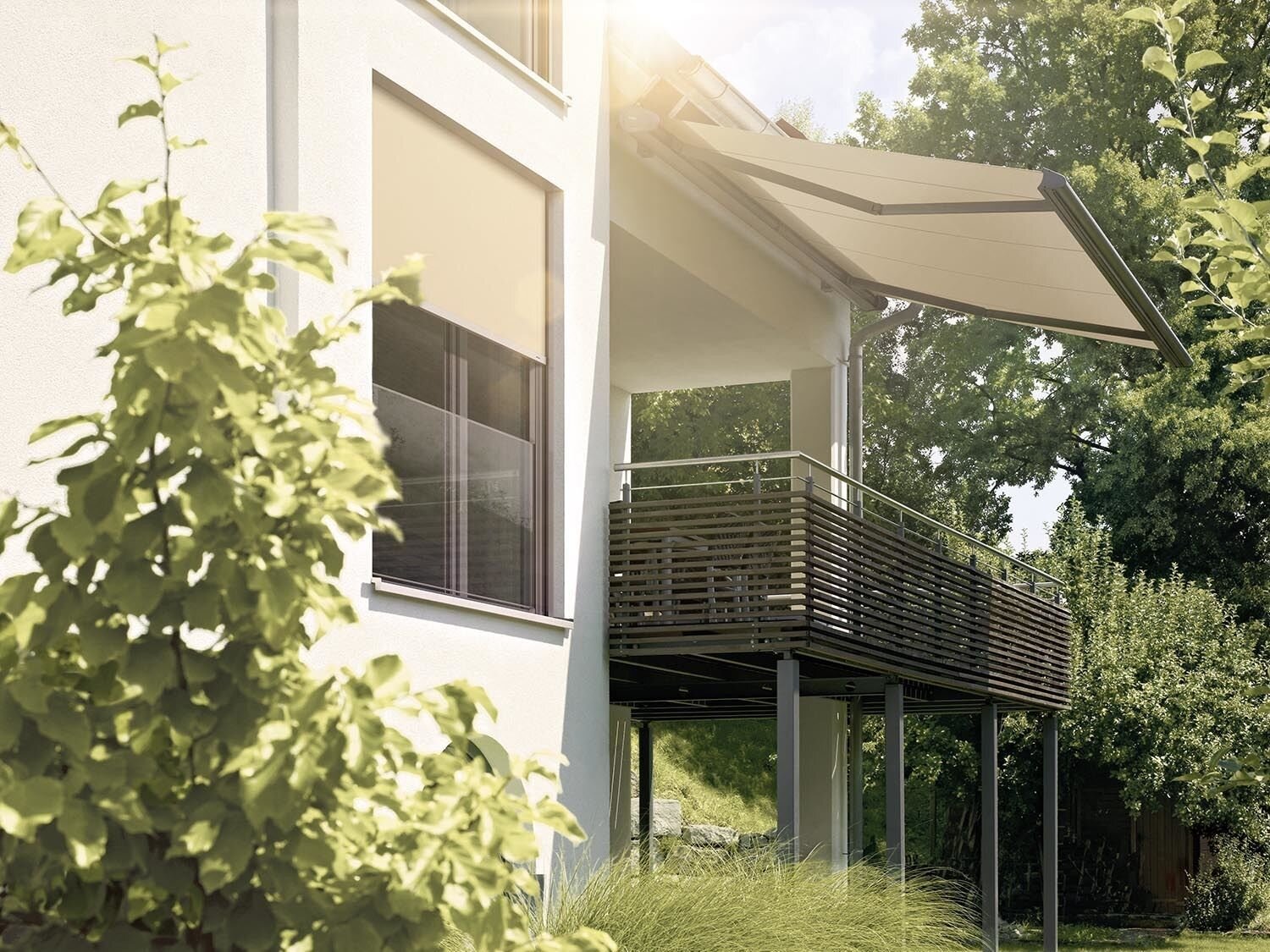 Eine neue Fenstermarkise