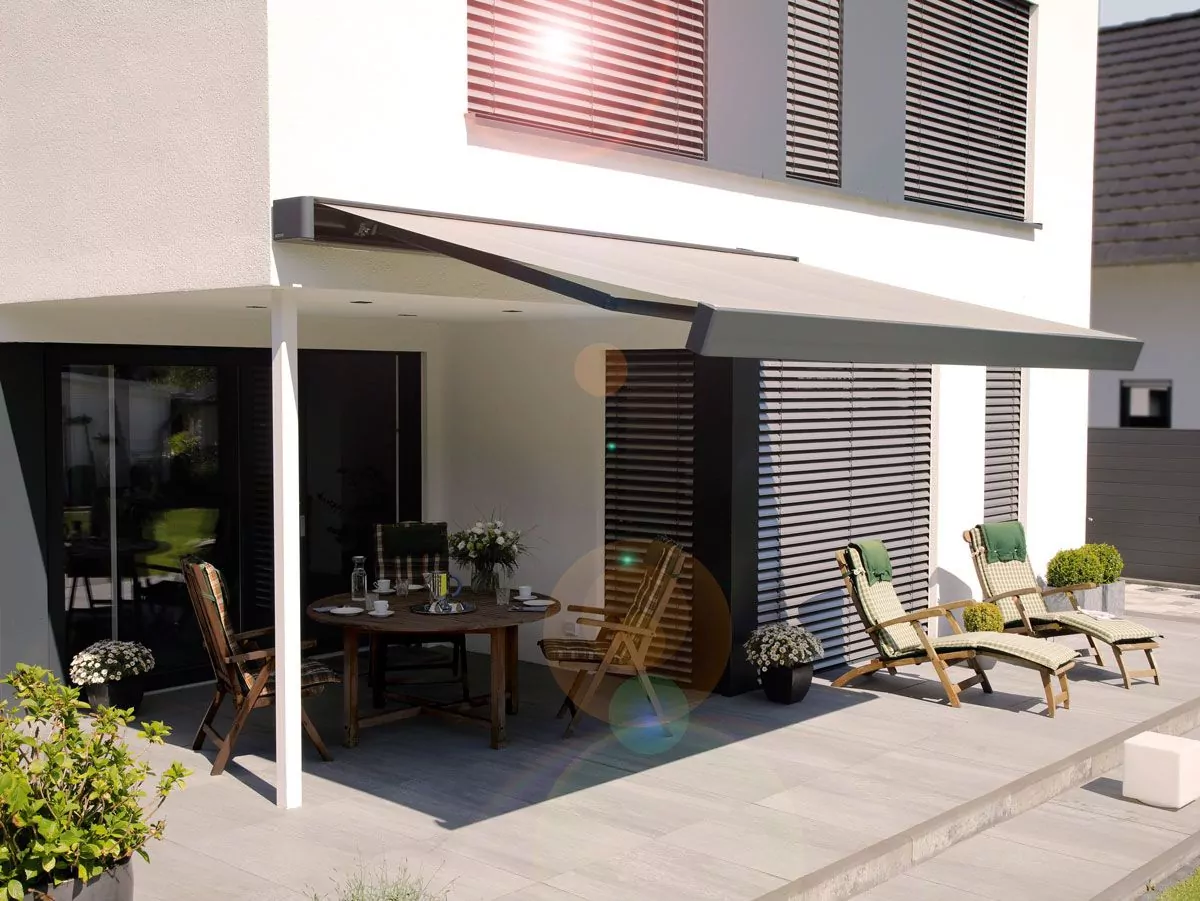 Eine neue Terrassenmarkise
